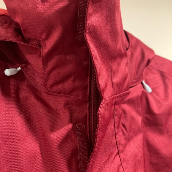 Patagonia RUBICON RED BURGUNDY RECCO H2NO Women's Crimson Ski Jacket sizeS - Picture 9 of 16